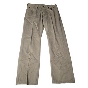Levis 559 Relaxed Straight Fit Khaki‎ Tan Denim Jeans Mens 33x32